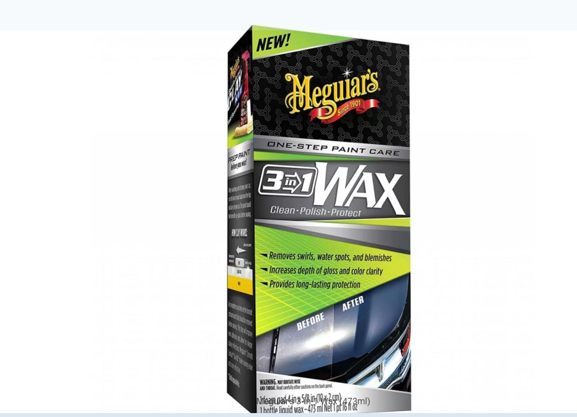 2 Meguiar's 3-In-1 Wax (473ml) - Image 1