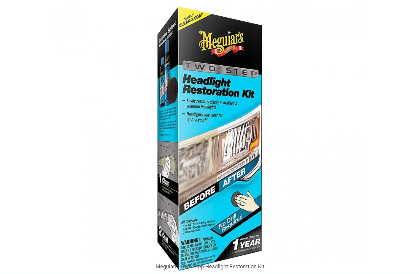 1 Meguiars - Two Step Headlight Restoration Kit - Image 1