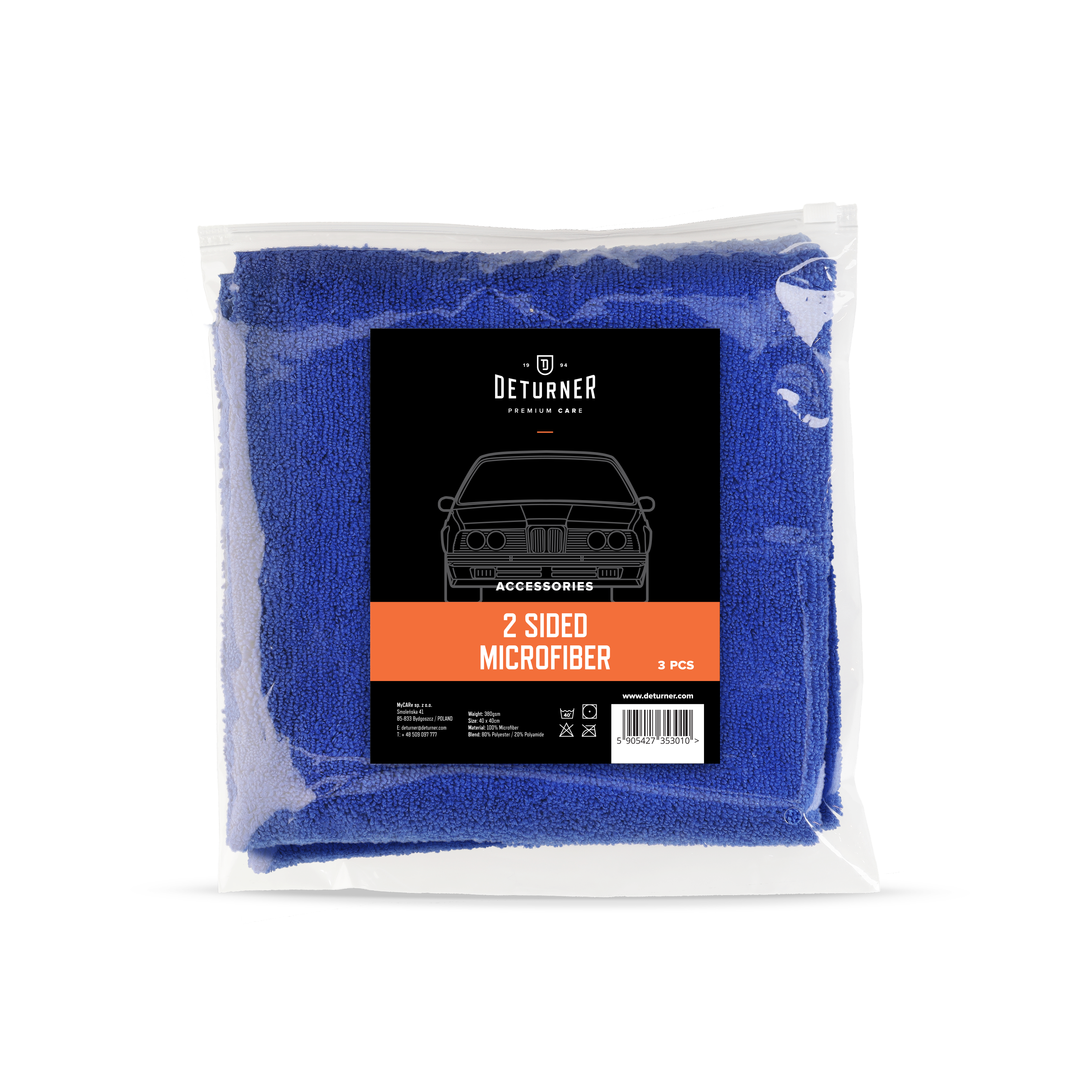 Deturner 2 Sided Microfiber 380gsm /edgeless/ - 3 броя - Image 1